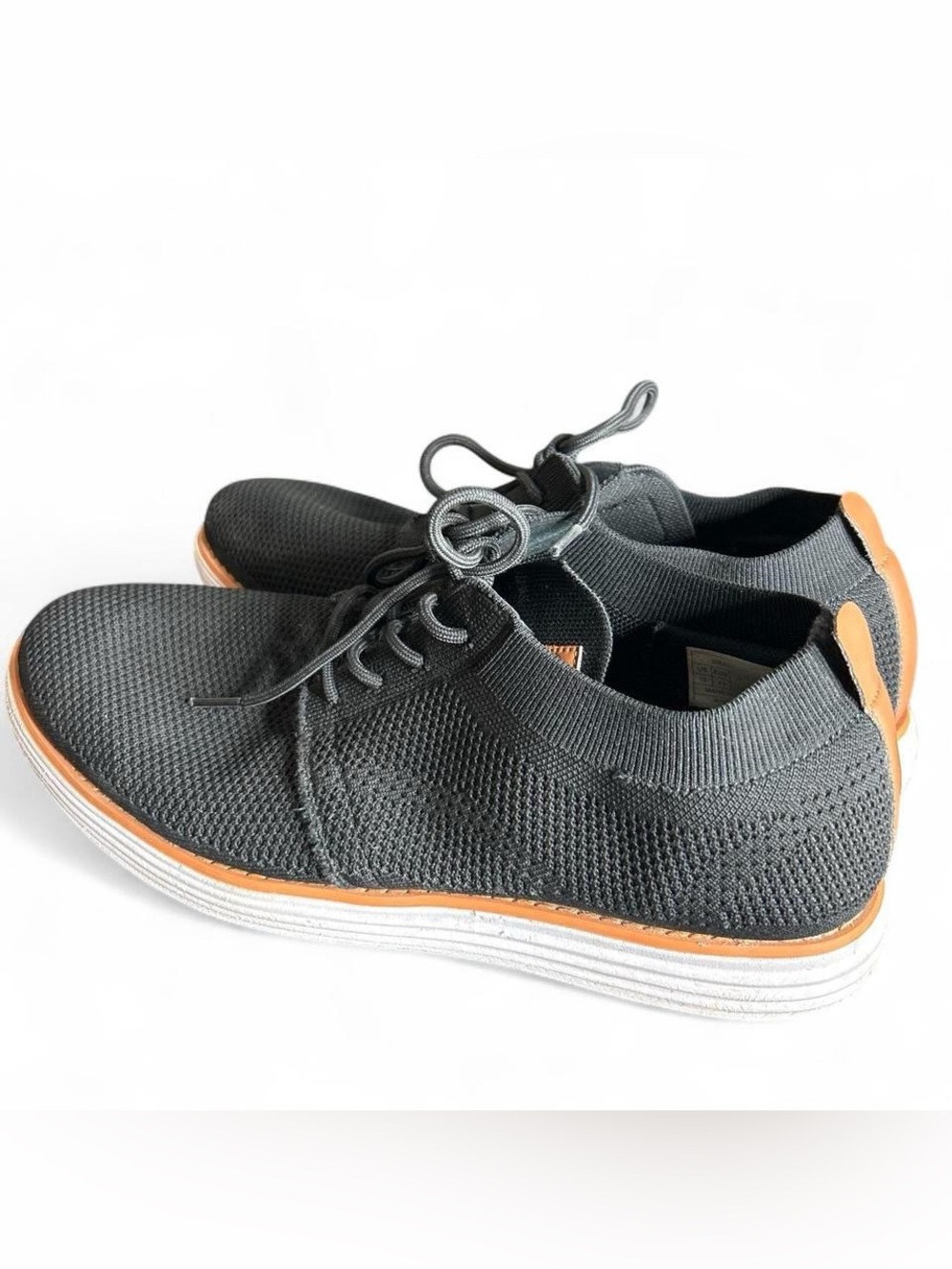 Grand 01 Bruno Marc black oxford lightweight breathable sneaker